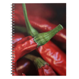 Cuaderno Fotografía candente de los chiles