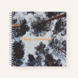 Cuaderno Fotografía de árboles cómodos todos los días