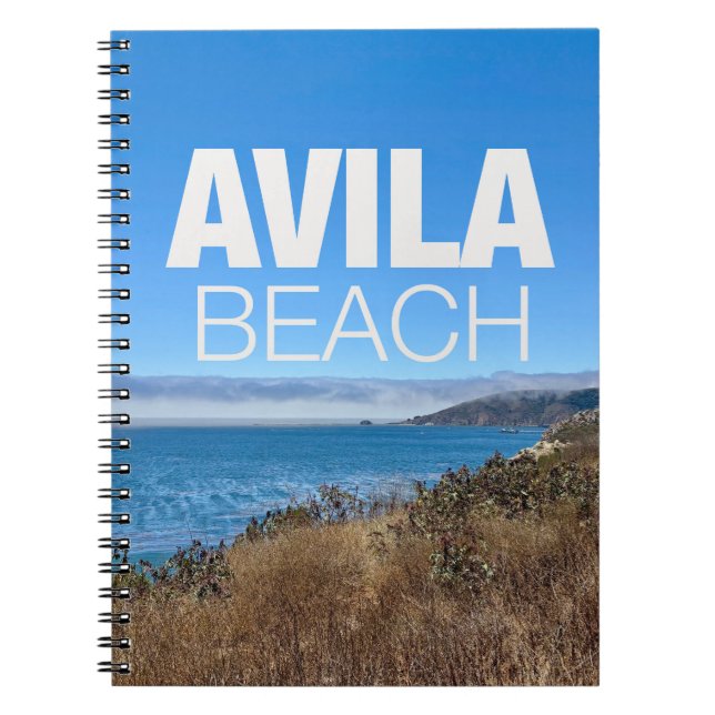 Cuaderno Fotografía de Avila Beach California (Frente)