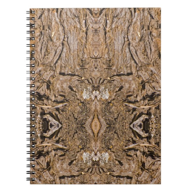 Cuaderno Fotografía de Bark Juniper Shaggy (Frente)