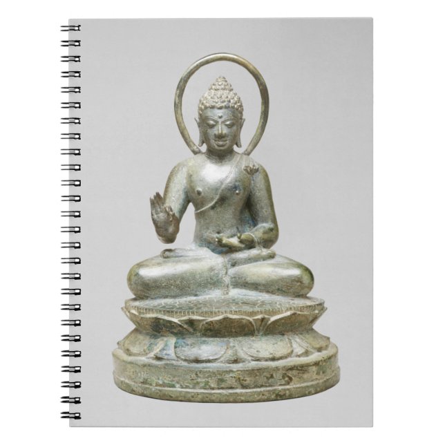 Cuaderno Fotografía de Bella Artes de Buda Plateado (Frente)