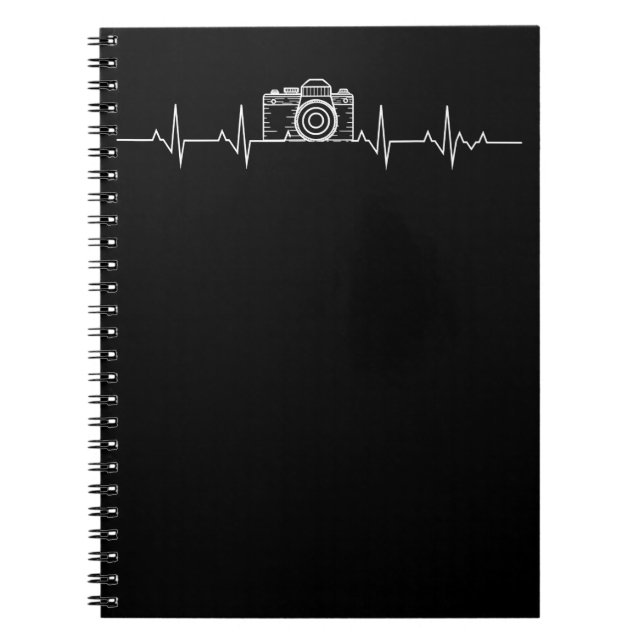 Cuaderno Fotografía de cámara Fotógrafos de latido (Frente)