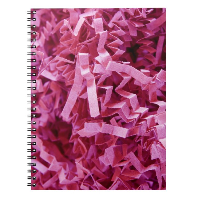 Cuaderno Fotografía de cierre de papel rojizo con arrugas r (Frente)