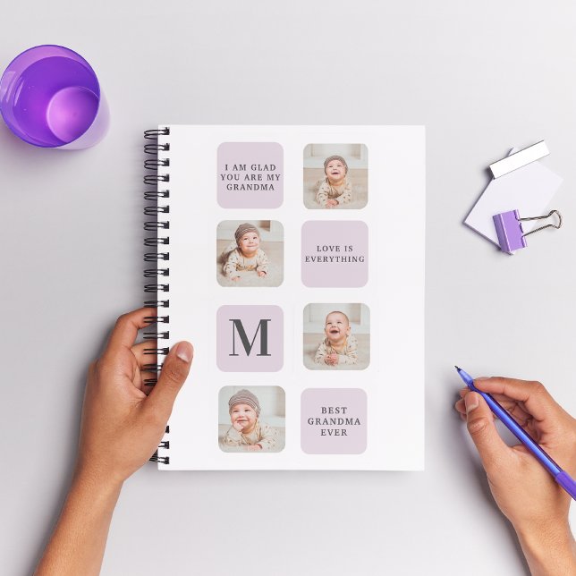 Cuaderno Fotografía de Collage y mejor regalo morado de la  (Subido por el creador)
