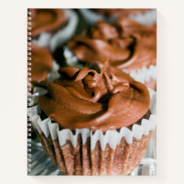 Cuaderno Fotografía de comida de pastelitos de chocolate co