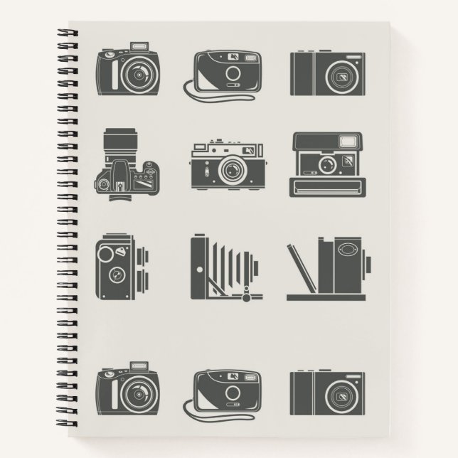 Cuaderno Fotografía de época de cámaras (Anverso)