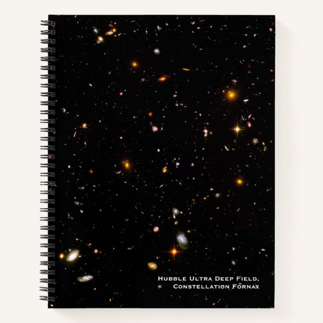 Cuaderno Fotografía de Galaxias de campo ultra profundo del (Anverso)