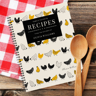 Cuaderno Fotografía de la familia de recetas favoritas de p