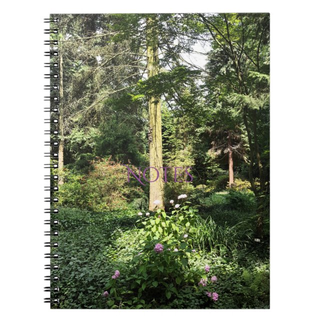 Cuaderno Fotografía de la naturaleza de Hydrangea Wood Tree (Frente)