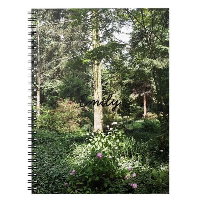 Cuaderno Fotografía de la naturaleza de Hydrangea Wood Tree (Frente)