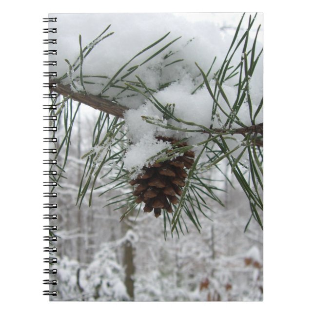 Cuaderno Fotografía de la naturaleza del invierno de la ram (Frente)