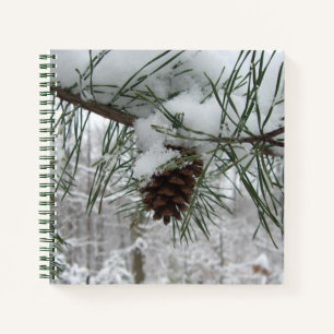 Cuaderno Fotografía de la naturaleza del invierno de la ram