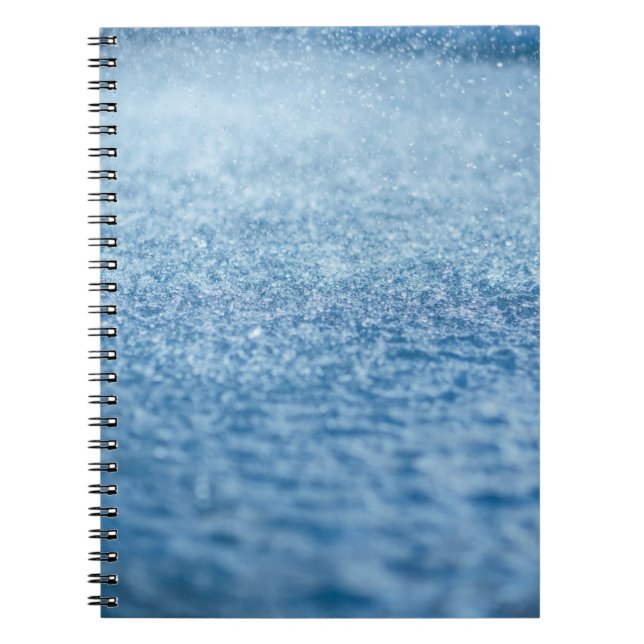 Cuaderno Fotografía de lapso de tiempo de la lluvia (Frente)