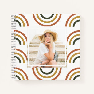 Cuaderno Fotografía de los tonos del arcoiris terrestres