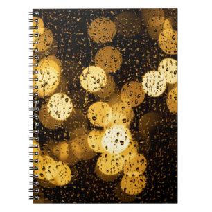 Cuaderno Fotografía de luces amarillas