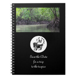 Cuaderno Fotografía de Monograma de Iguana silvestre