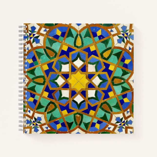 Cuaderno Fotografía de mosaico marroquí - (Anverso)
