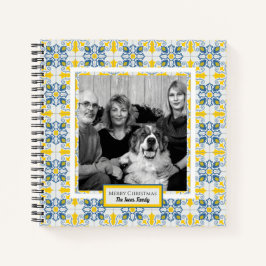Cuaderno Fotografía de mosaicos portugueses para Navidades 