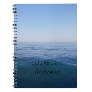 Cuaderno Fotografía de navegación por mar con vistas al océ