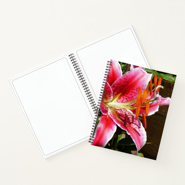 Cuaderno Fotografía de Stargazer Lily (Interior)