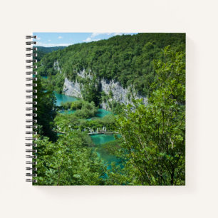 Cuaderno Fotografía de viaje Paisaje de la montaña del lago