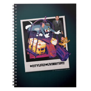 Cuaderno Fotografía del accidente de equipaje de Tom y Jer