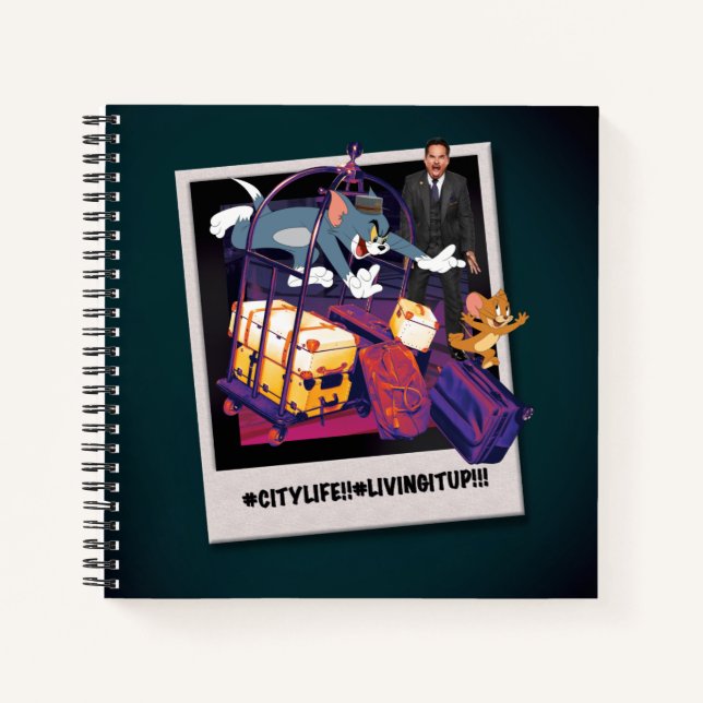 Cuaderno Fotografía del accidente de equipaje de Tom y Jerr (Anverso)