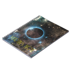 Cuaderno Fotografía del telescopio Galaxy Nebula Planet Hub