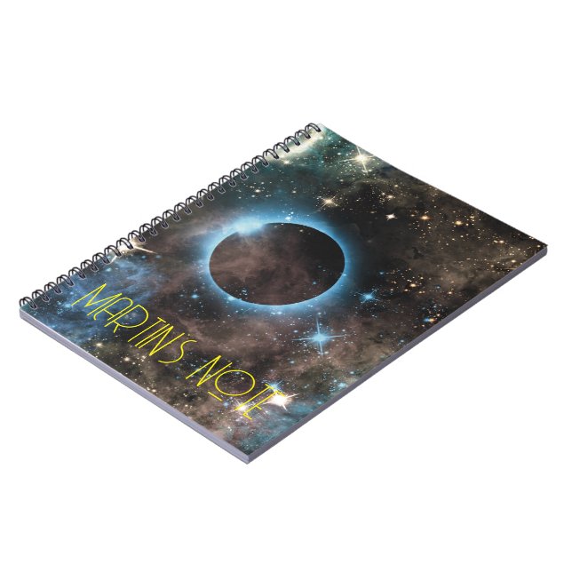 Cuaderno Fotografía del telescopio Galaxy Nebula Planet Hub (Lado Izquierdo)
