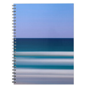 Cuaderno fotografía digital temporada azul borrosa intencio