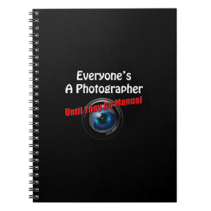 Cuaderno Fotografía divertida - Cita manual del fotógrafo G