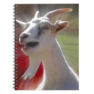 Cuaderno Fotografía divertida de la cabra de Tallking
