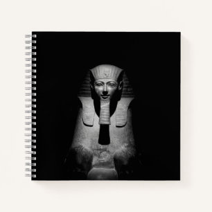 Cuaderno Fotografía en blanco y negro del faraón rey