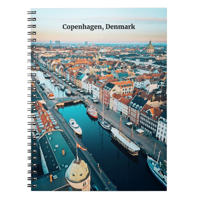 Cuaderno Fotografía escénica de Copenhague, Dinamarca (Frente)