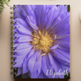Cuaderno Fotografía floral Elegante Personalizado de Flor P