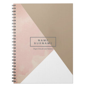 Cuaderno Fotografía geométrica en espiral geométrica del