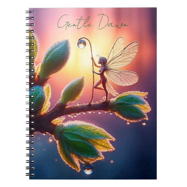 Cuaderno Fotografía macro de fantasía de duende forestal di (Frente)