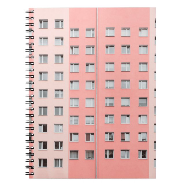 Cuaderno FOTOGRAFÍA minimalista DEL EDIFICIO DE ALTO RIESGO (Frente)