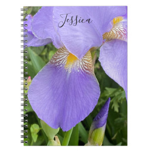 Cuaderno Fotografía morada floral