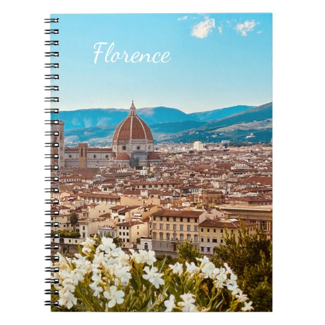 Cuaderno Fotografía personalizada de Florencia en Italia (Frente)
