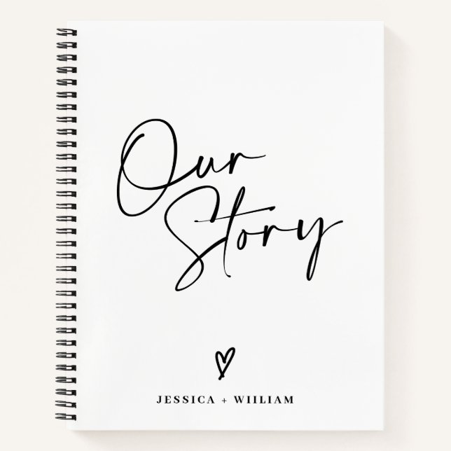 Cuaderno Fotografía personalizada Nuestra Pareja de Histori (Anverso)
