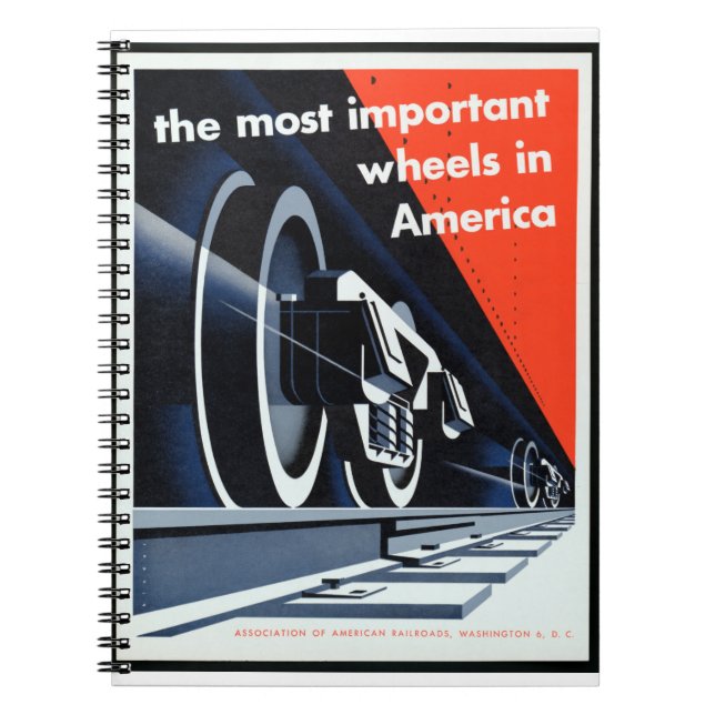 Cuaderno Fotografías antiguas sobre estética en el tren (Frente)