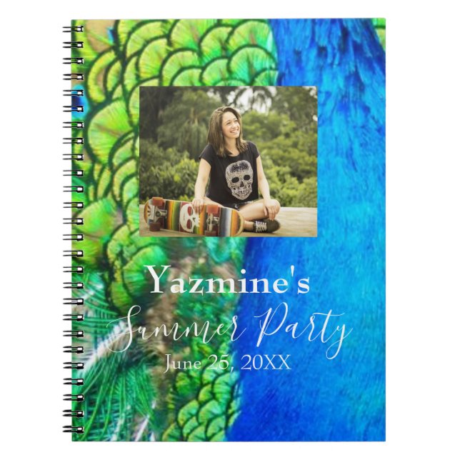 Cuaderno Fotografías de verano sobre la textura de piel ver (Frente)