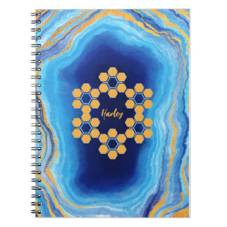 cuaderno fotográfico abstracto de color geométrico
