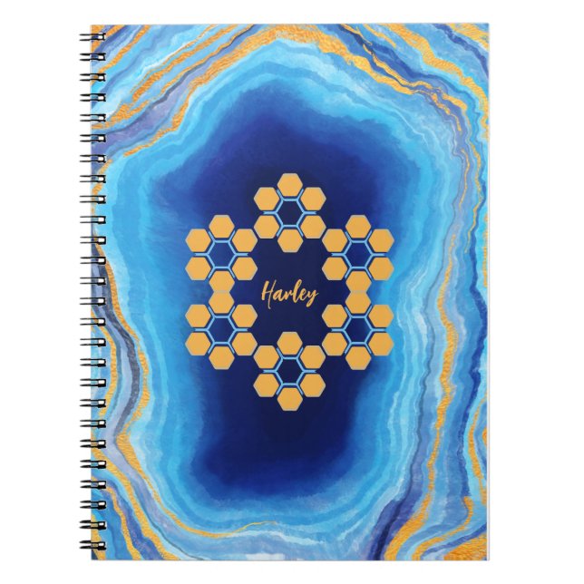 cuaderno fotográfico abstracto de color geométrico (Frente)