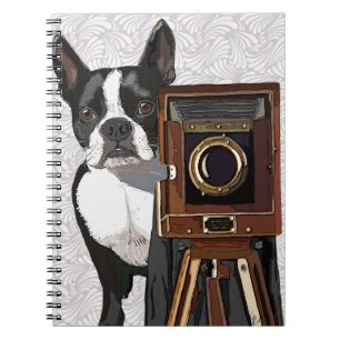 Cuaderno Fotógrafo Boston Terrier 2