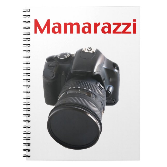 Cuaderno Fotógrafo de Mamarazzi (Frente)