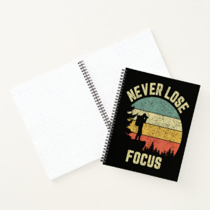 Cuaderno Fotógrafo Divertido Cámara Nunca Pierde el Enfoque