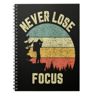 Cuaderno Fotógrafo Divertido Cámara Nunca Pierde el Enfoque