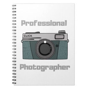 Cuaderno Fotógrafo profesional